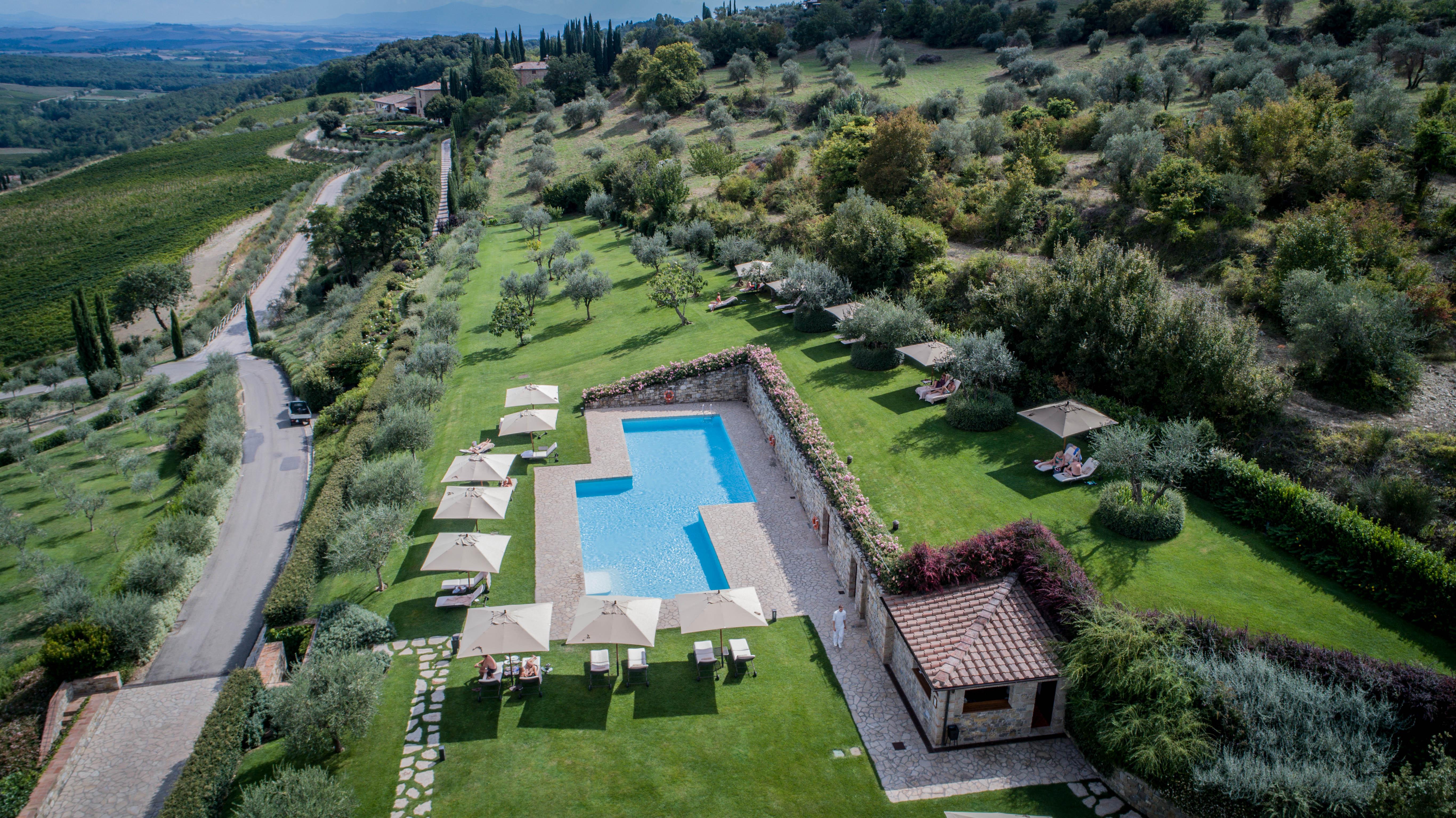 Hotel Le Fontanelle Castelnuovo Berardenga Esterno foto